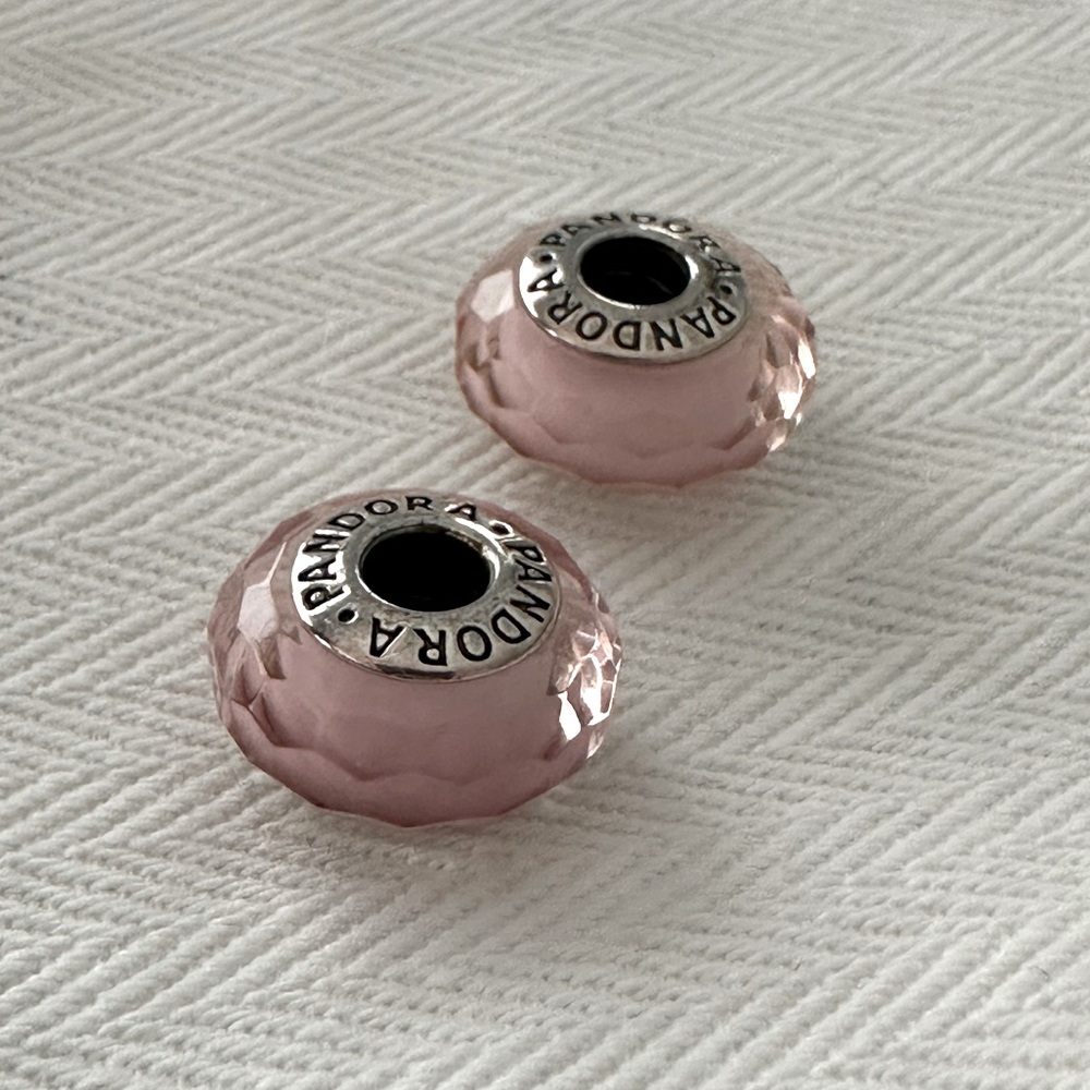 Pandora Pink Charm (set of 2) - Picture 2 of 2